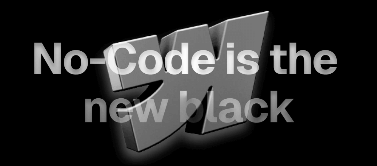 No-Code is the new black, says who?